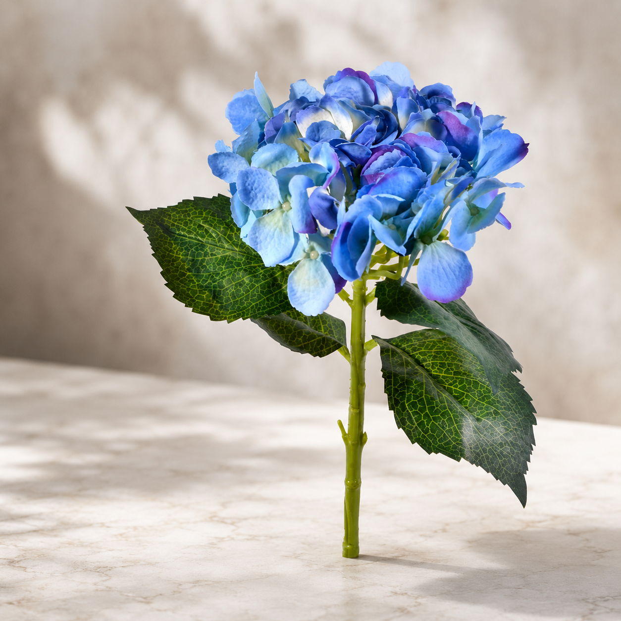 Elegant Artificial Hydrangea Stem Lilac