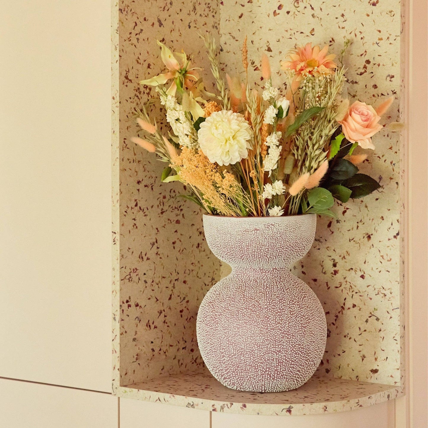 Peach Perfect Mixed Dried Flower Bouquet | Bestseller