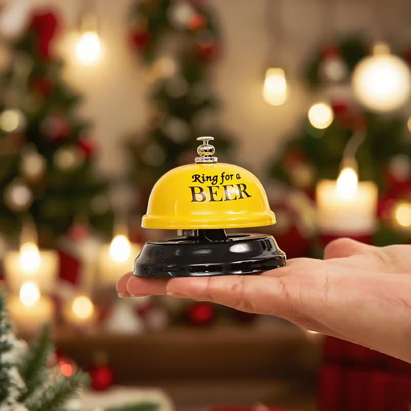 Ring for a Beer Bell – Funny Desk Bell Gift for Beer Lovers