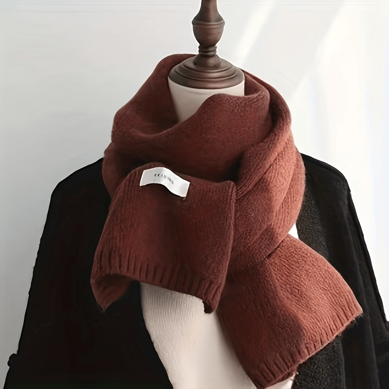 Elegant Coffee Brown Unisex Scarf - Gifting CY - Cyprus -