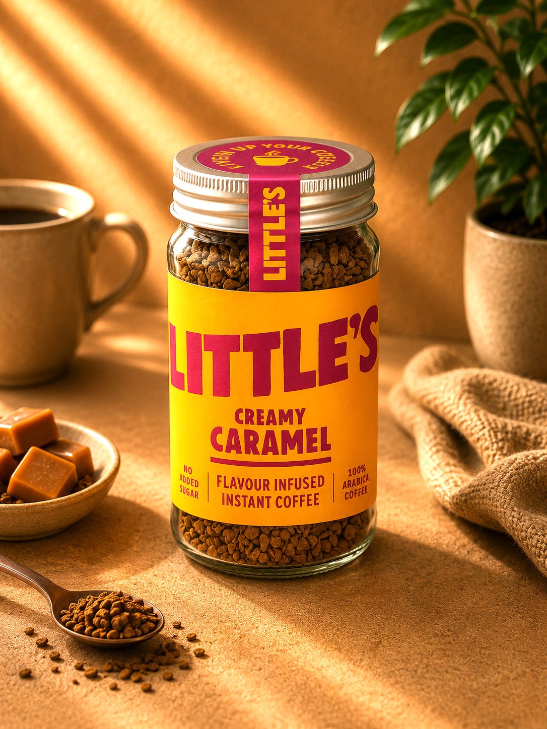 Little's Creamy Caramel Flavour Infused Instant Coffee - Gifting CY - Cyprus -
