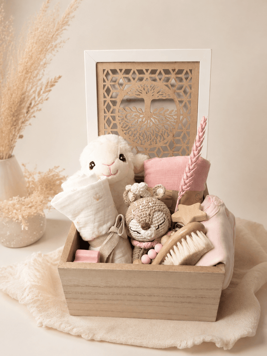 Personalized Little Blossom Tree of Life Baby Girl Gift Box - Gifting CY - #Cyprus# -