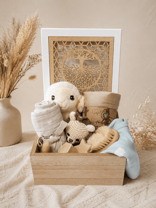 Personalized Tree of Life Baby Boy Gift Box - Gifting CY - #Cyprus# -