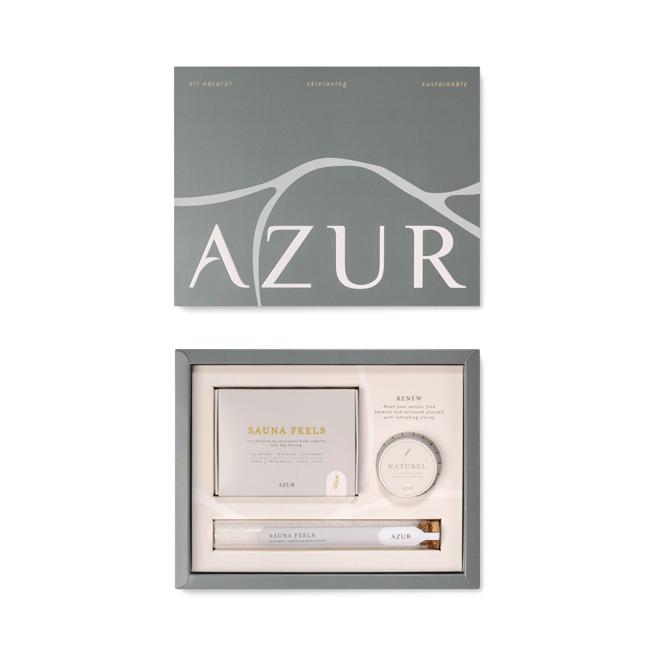 Sauna Feels Wellness Gift Set – Natural Nordic - Inspired Bath & Body Care - Gifting CY - Cyprus -