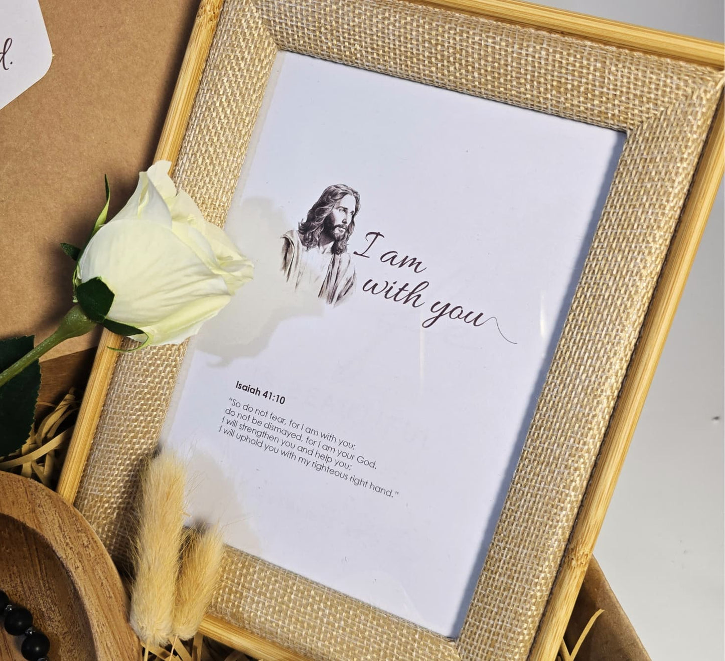 "God Walks Beside You" Inspirational Faith Gift Box