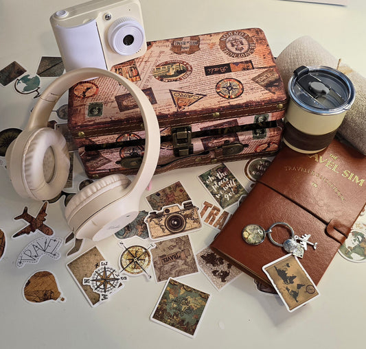 Vintage Travel Memory Box – Ultimate Adventure Set