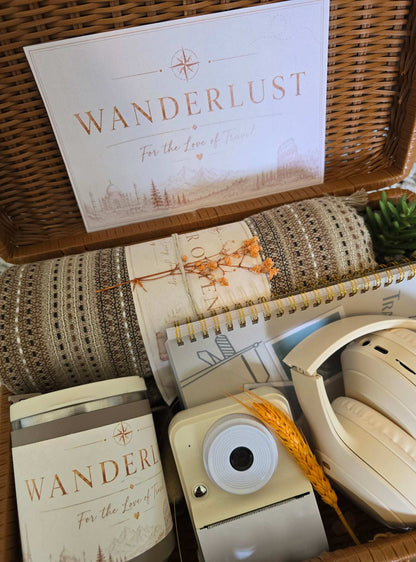 Wanderlust Travel Gift Basket Cyprus – Camera & Headphones