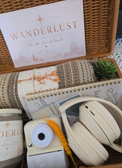 Wanderlust Travel Gift Basket Cyprus – Camera & Headphones
