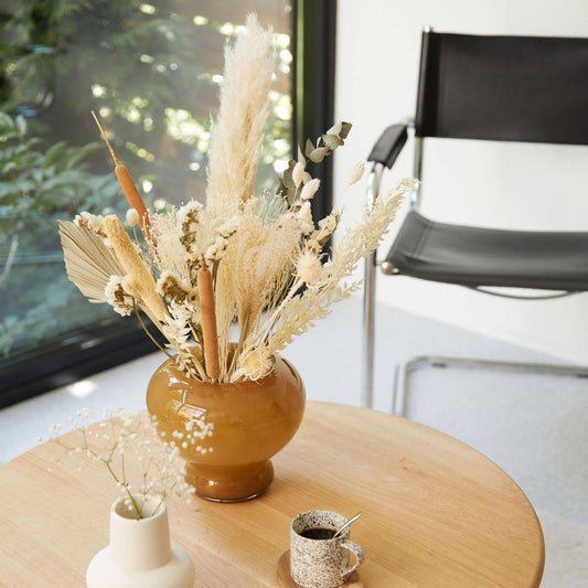 White Exclusive Field Dried Flower Bouquet