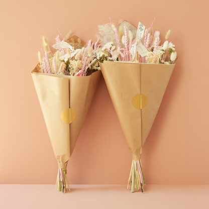 Dried Flowers Exclusive Field Bouquet - Blush - Wedding Favorite