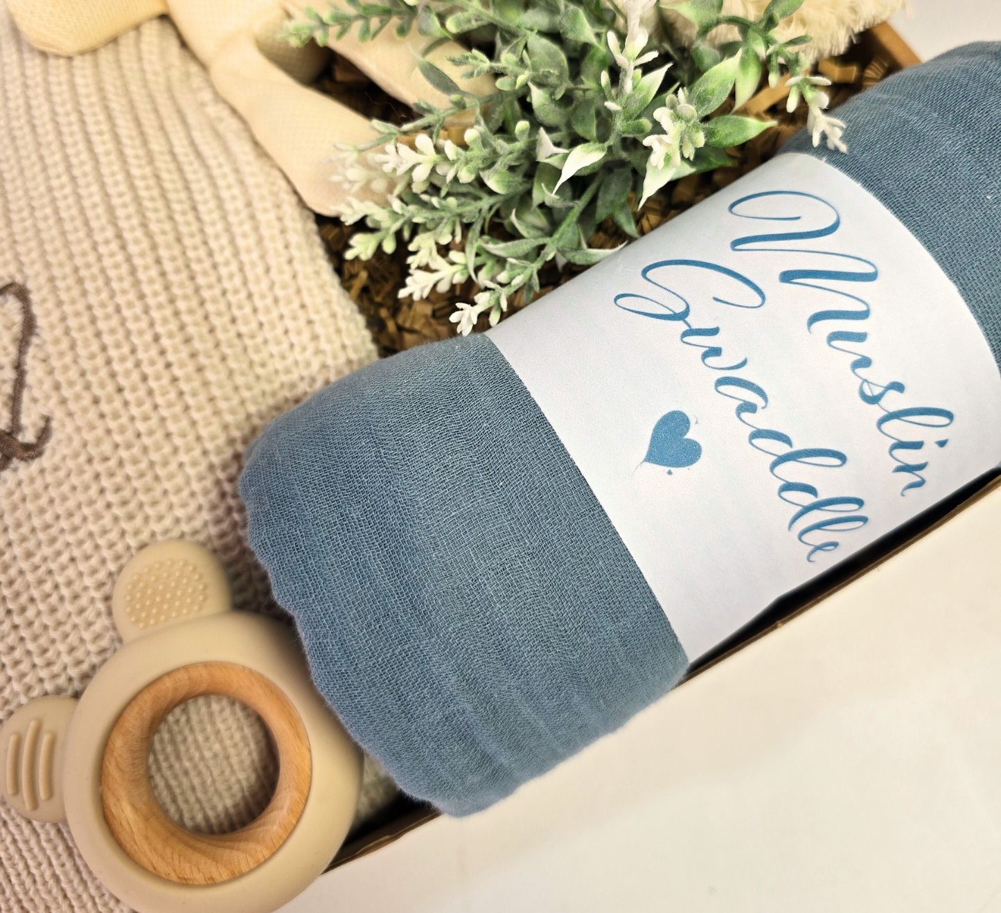 "Just Arrived" Baby Boy Gift Box