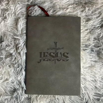 Faith Notes Bible Journal, A5 Ruled Prayer Notebook with Jesus-Inspired Cover