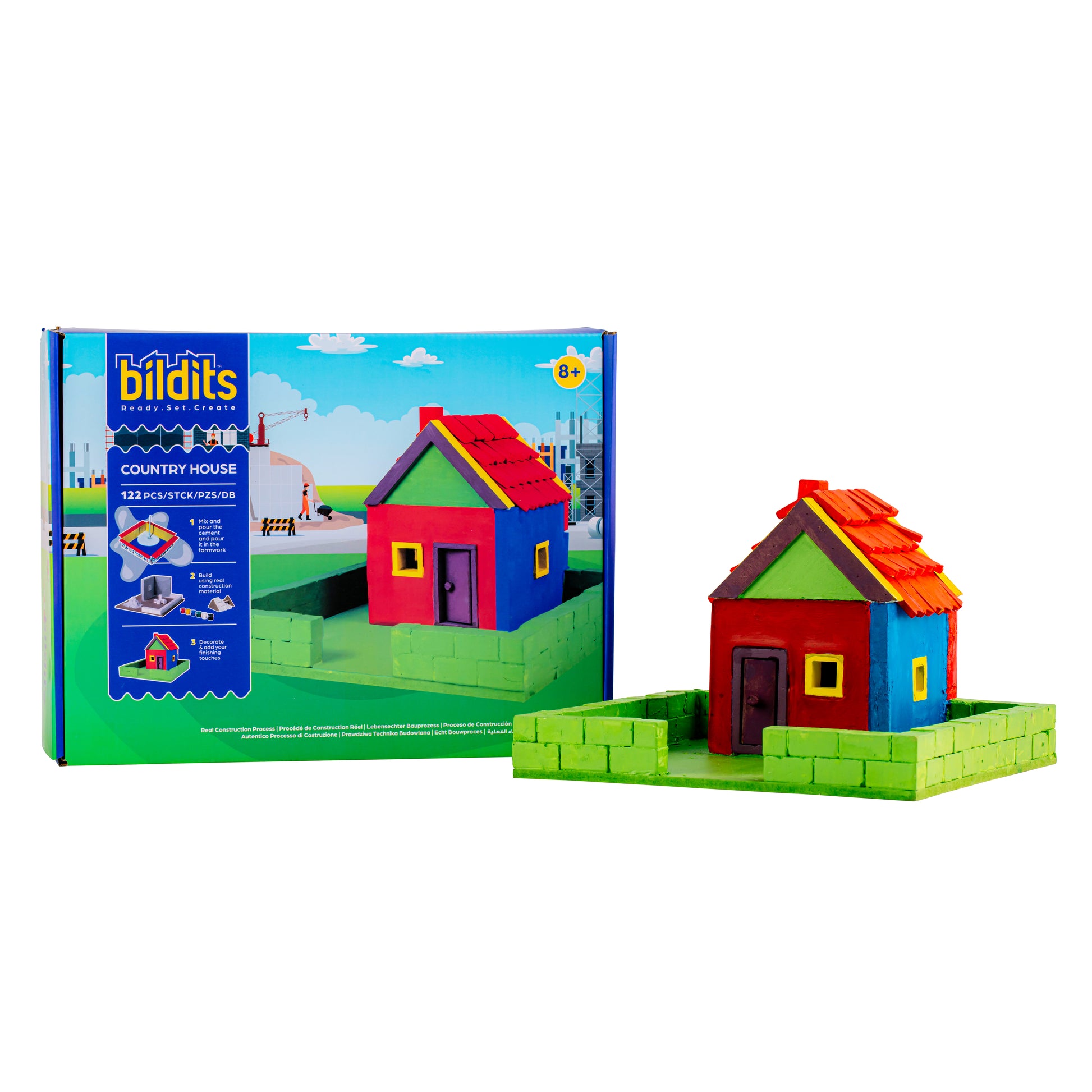 Bildits Country House kit – hands-on construction set for building a countryside-style model home