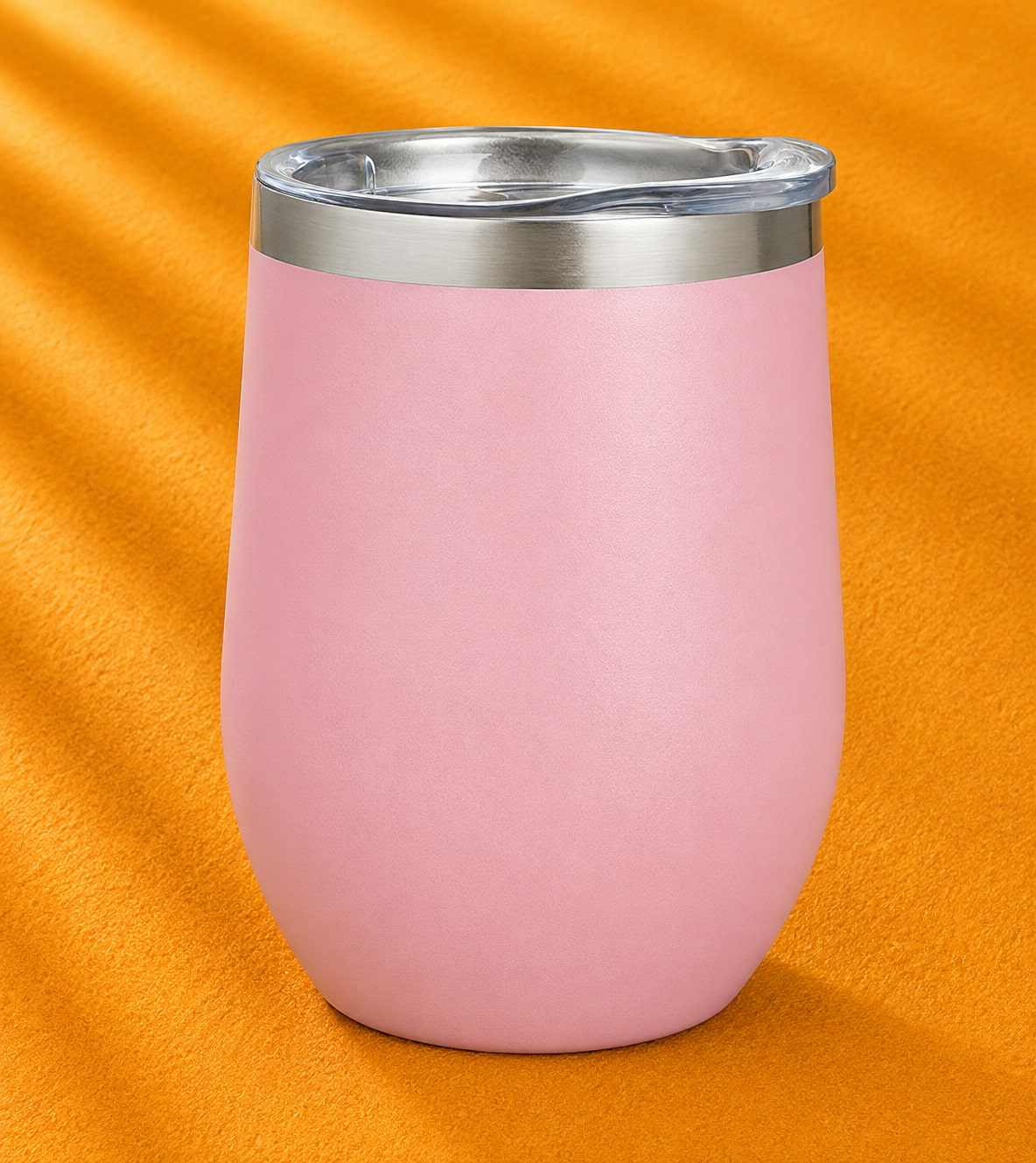 Blush Pink Insulated Wine Tumbler