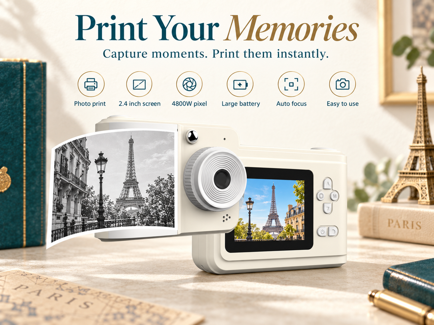 Wanderlust Travel Gift Basket Cyprus – Camera & Headphones