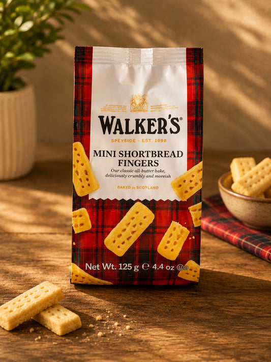 Walkers Mini Shortbread Fingers 125g  Walkers Mini Shortbread Fingers