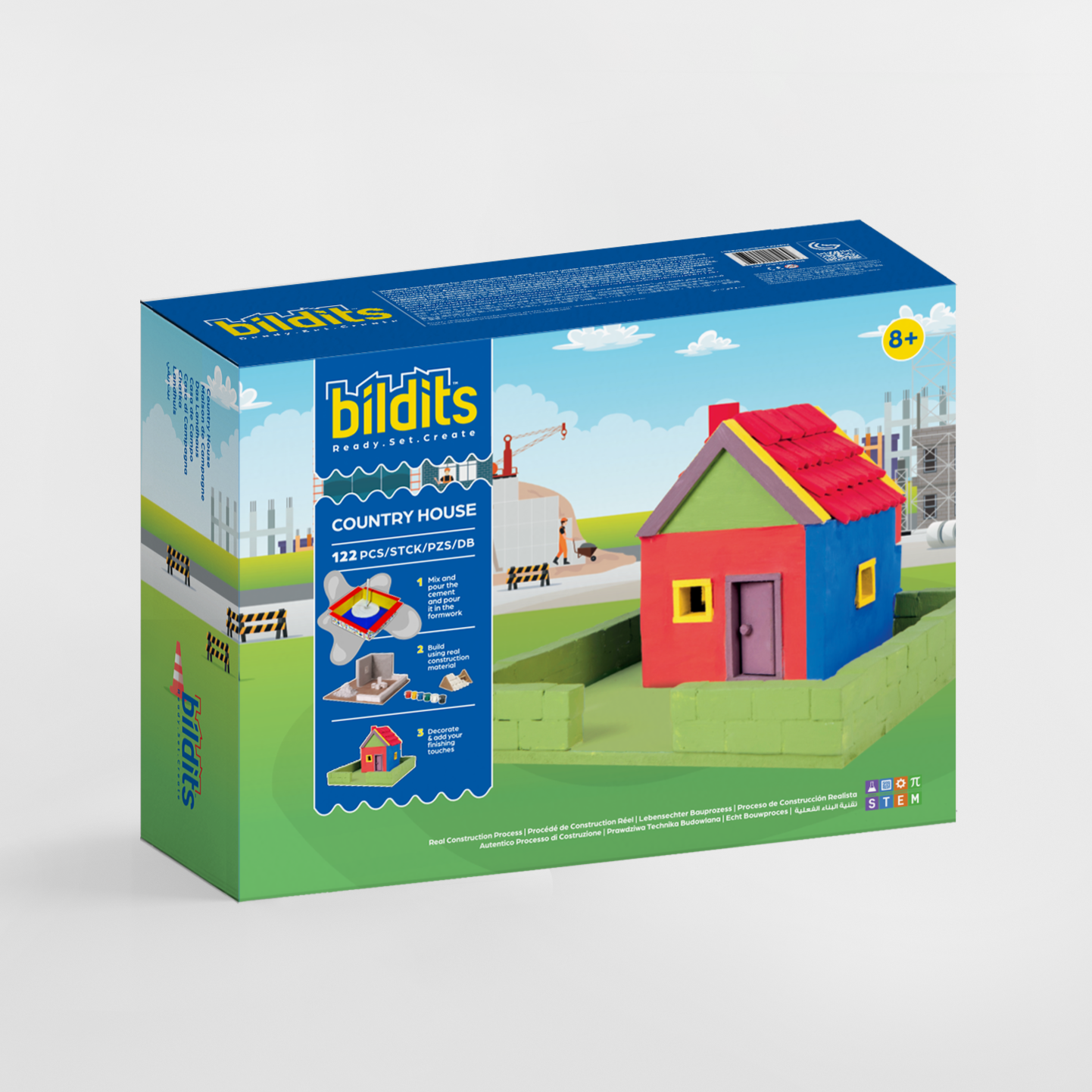 Bildits Country House kit – hands-on construction set for building a countryside-style model home