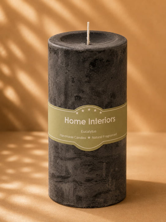 Eucalyptus Serenity Pillar Candle