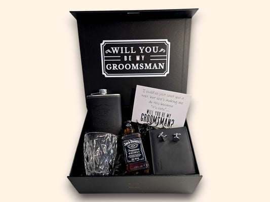"Will You Be My Groomsman?” Gentleman’s Gift Box