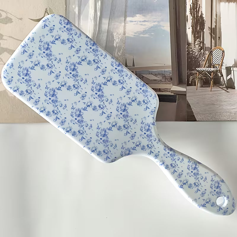 Elegant wide tooth hair comb displayed beautifully on a neutral background, designed for gentle detangling, everyday hair care, and luxury self-care routines.