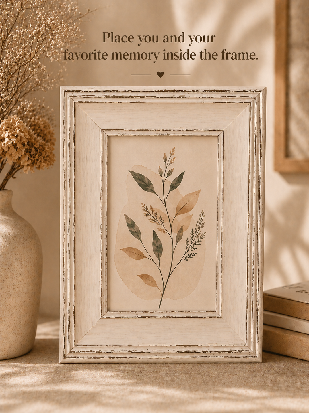 Luxury gift collection featuring a dried flower arrangement in a black vase, gift basket with sweets, personalised photo frame, and self-care essentials styled in elegant blush and neutral tones.