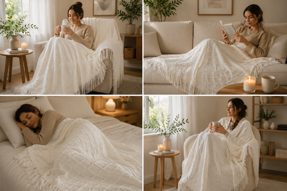 Elegance Knit Throw Blanket