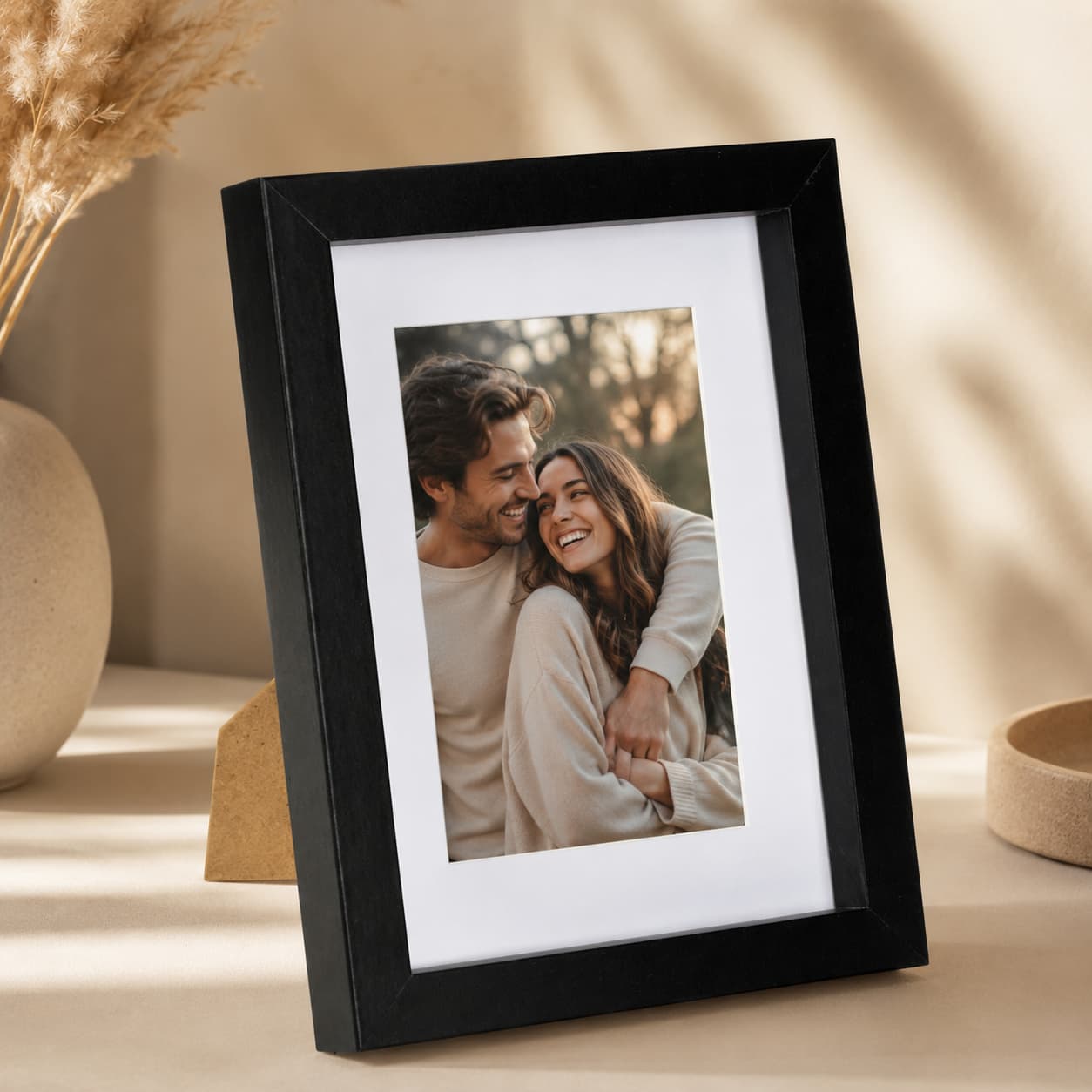 Wooden Frame Black 10x15cm