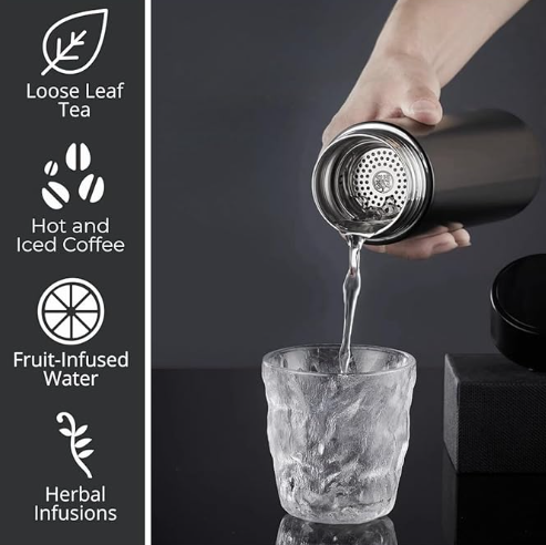 Stainless Steel Insulated Water Bottle – Large Capacity Thermal Cup