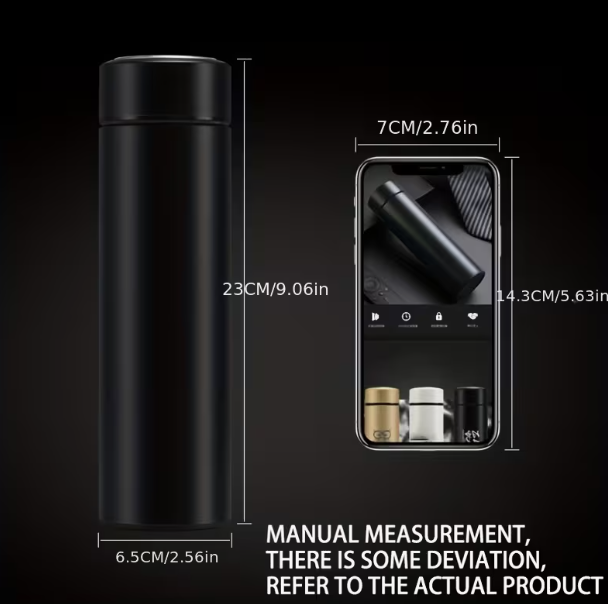 Stainless Steel Insulated Water Bottle – Large Capacity Thermal Cup