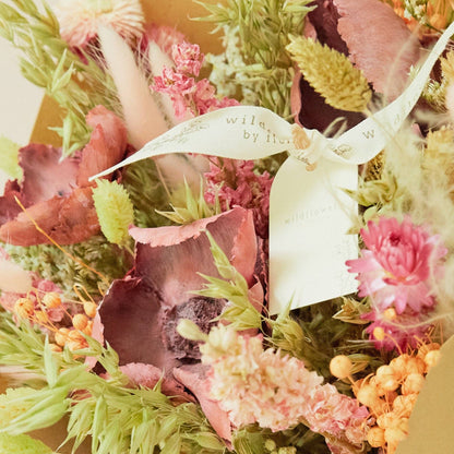 The Classic Classy Dried Bouquet - Pink Elegance