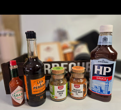 Barbecue King Gift Box – Premium Wooden Box for Barbecue Lovers - Gifting CY - Cyprus - 