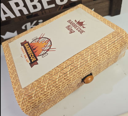 Barbecue King Gift Box – Premium Wooden Box for Barbecue Lovers - Gifting CY - Cyprus - 