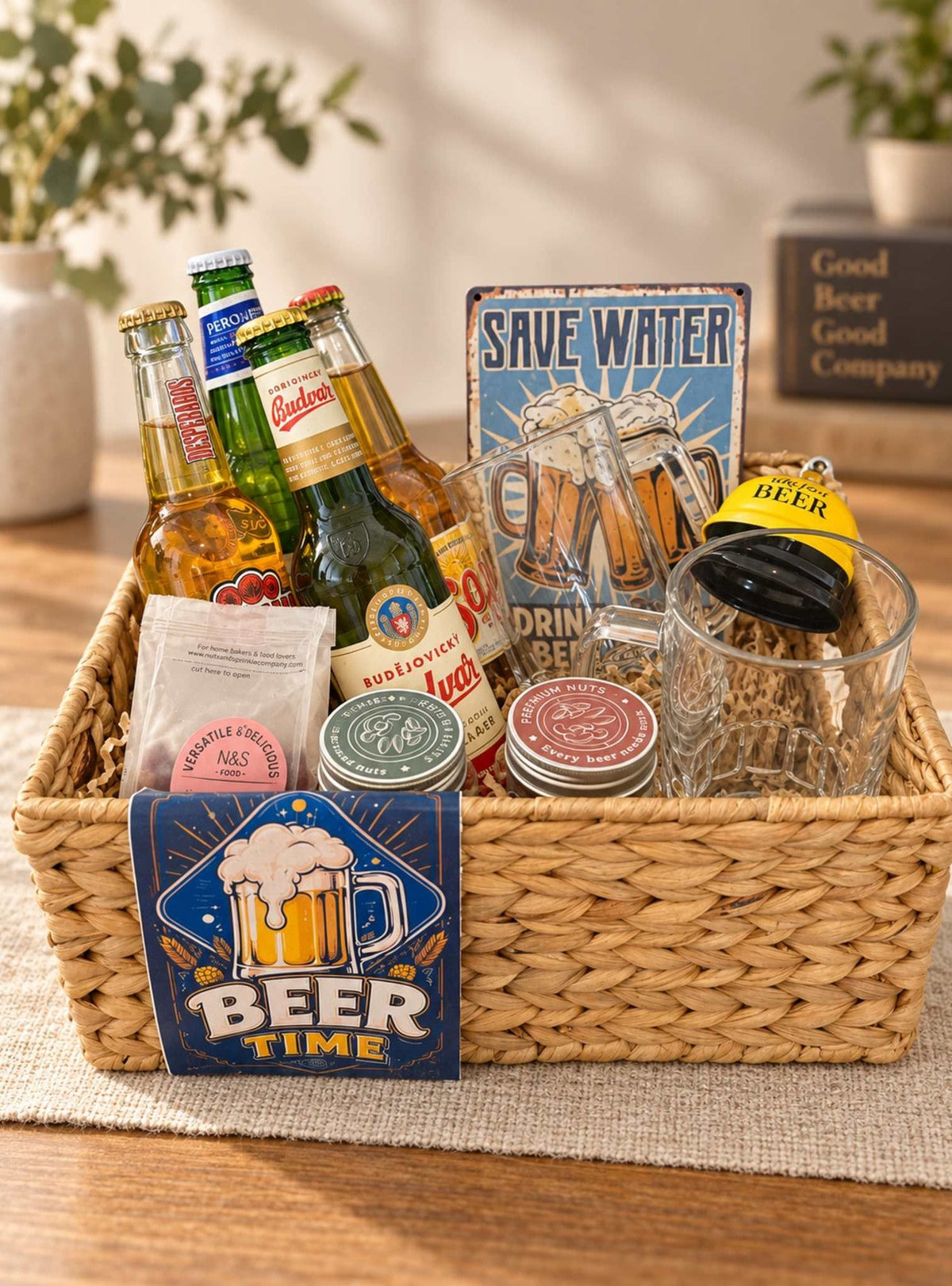 Beer Time Gift Basket for Good Times - Gifting CY - #Cyprus# -