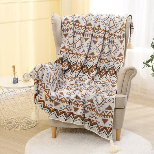 Bohemian Cotton Throw Blanket - Gifting CY - Cyprus -