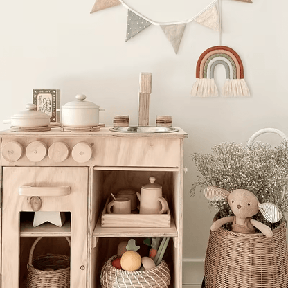 Boho Rainbow Wall Hanging, Hand-Woven Decorative Accent for Bedroom, Nursery & Home Styling (Copy) - Gifting CY - Cyprus -