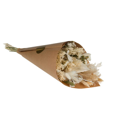 White Exclusive Field Dried Flower Bouquet
