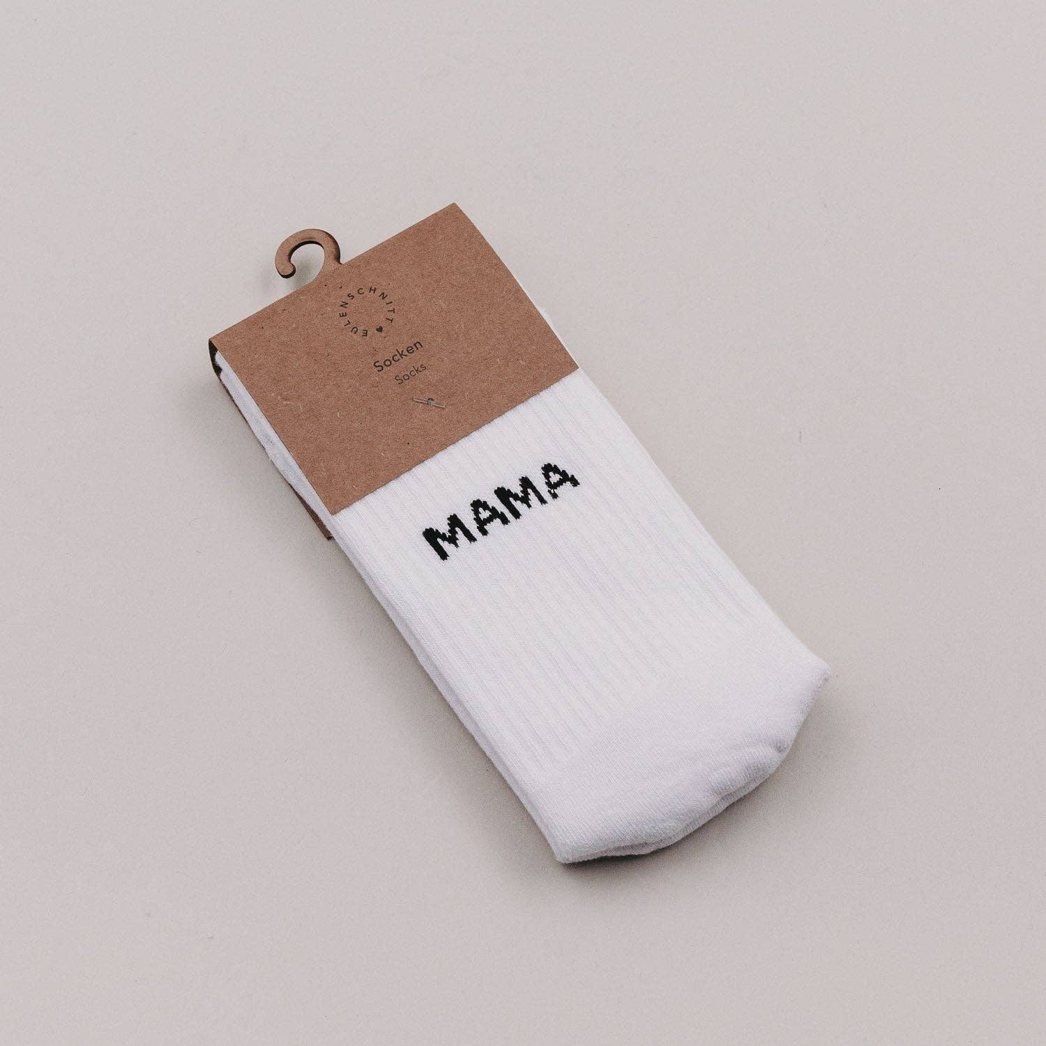 Soft Mama socks with stylish lettering – cozy gift for moms and new mothers