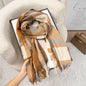 Chic and Trendy Large Checkered Women's Scarf - Gifting CY - Cyprus - 