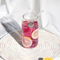 Clear Glass Tumbler Set with Lids & Straws, Beer Can Style Cups for Iced Coffee, Tea & Cocktails - Gifting CY - Cyprus -