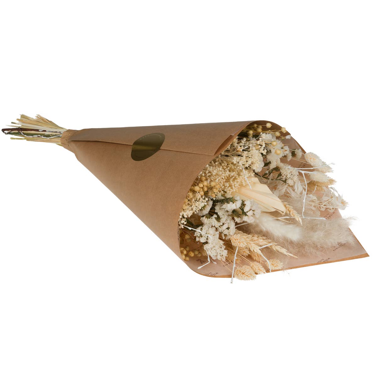 White Exclusive Field Dried Flower Bouquet