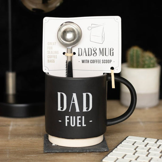 Dad Fuel Father's Day Mug and Coffee Scoop Clip - Gifting CY - Cyprus - 
