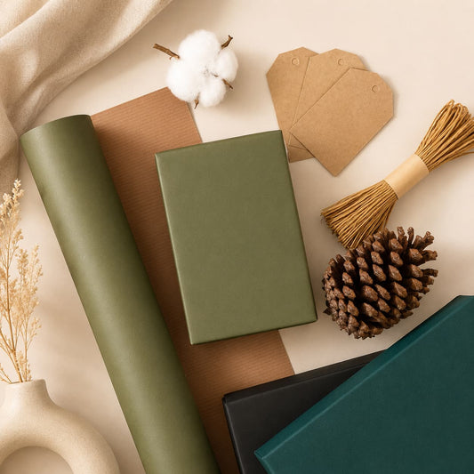 Earthy Olive Gift Wrapping - Gifting CY - #Cyprus# -