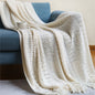 Elegant Fringe Throw Blanket (Copy) - Gifting CY - Cyprus -