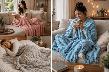 Elegant Fringe Throw Blanket (Copy) - Gifting CY - Cyprus -