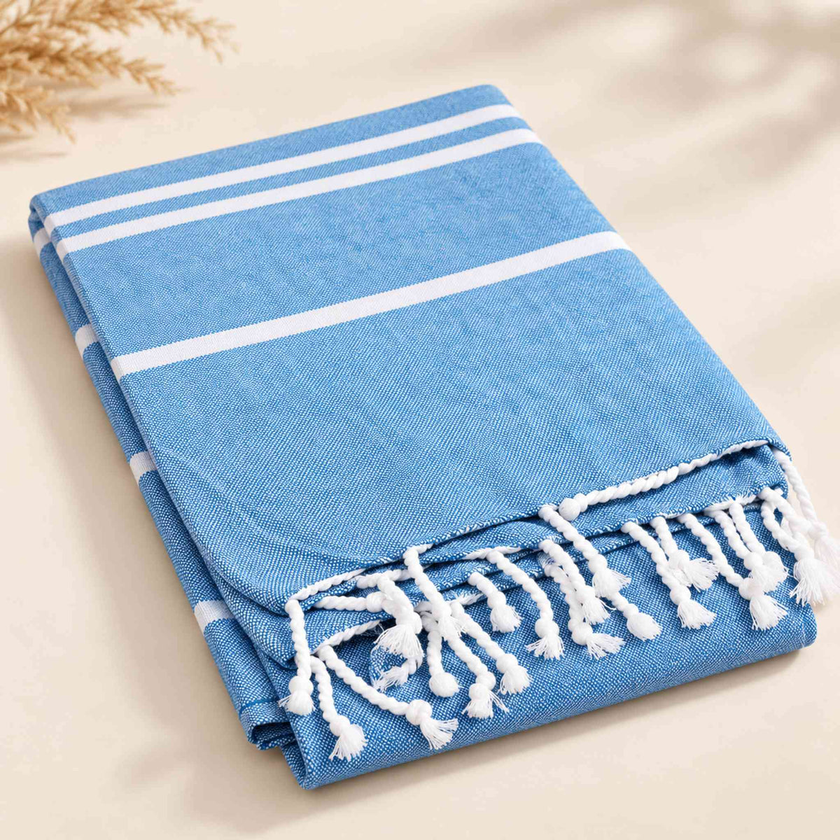 Beach blue towel