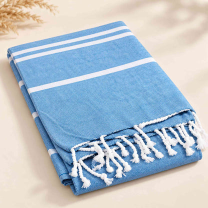 Beach blue towel