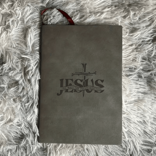 Faith Notes Bible Journal, A5 Ruled Prayer Notebook with Jesus-Inspired Cover - Gifting CY - Cyprus -