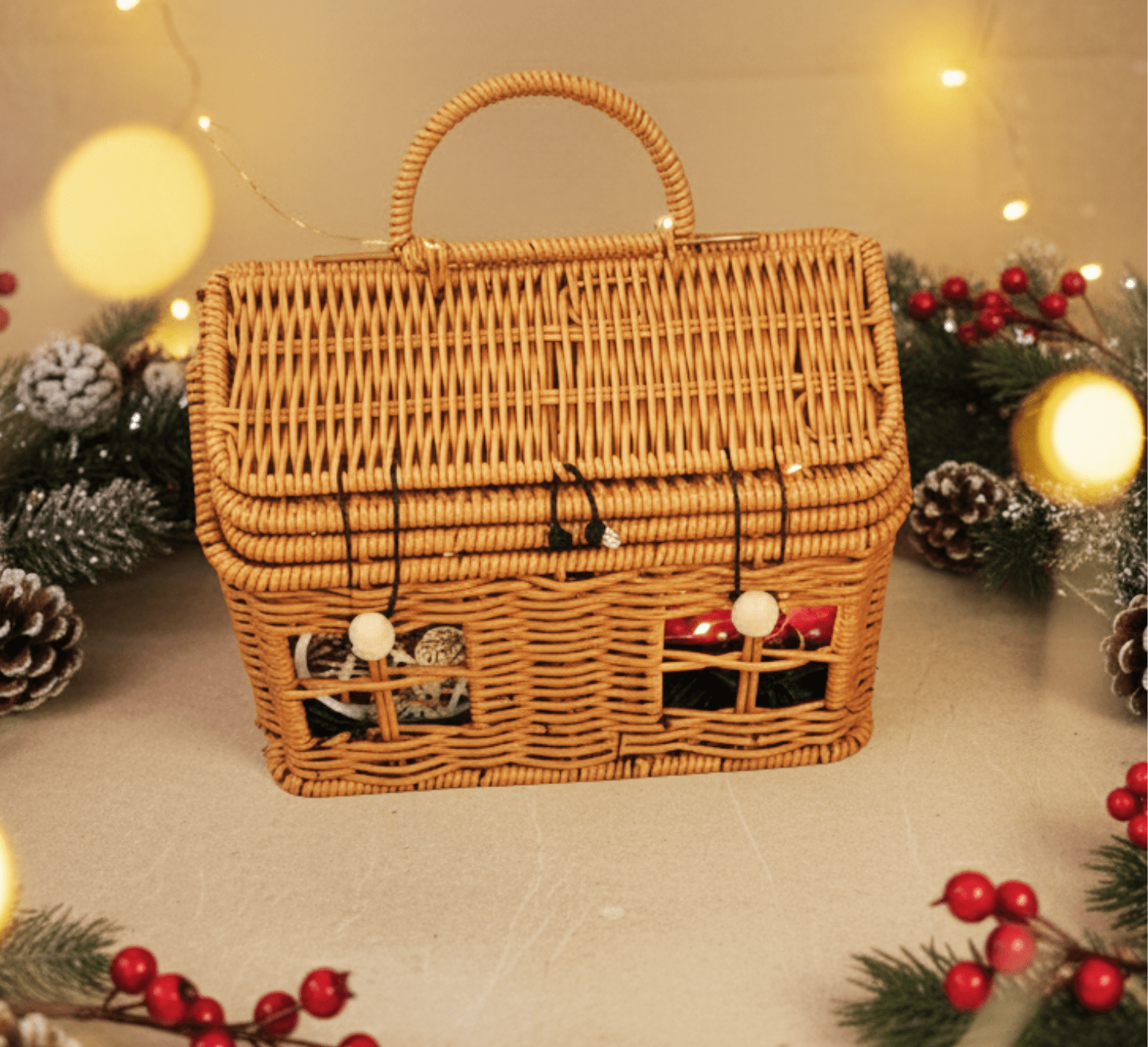 Gingerbread House Christmas Gift Basket - Gifting CY - Cyprus - 