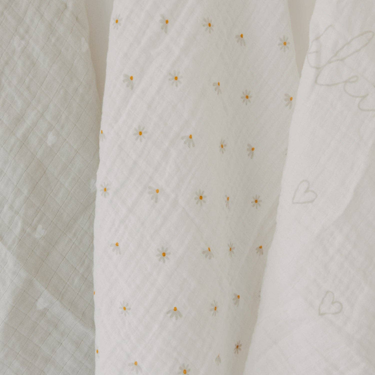 Hello Little Miracle Muslin Cloths – 3 Piece Set - Gifting CY - #Cyprus# -
