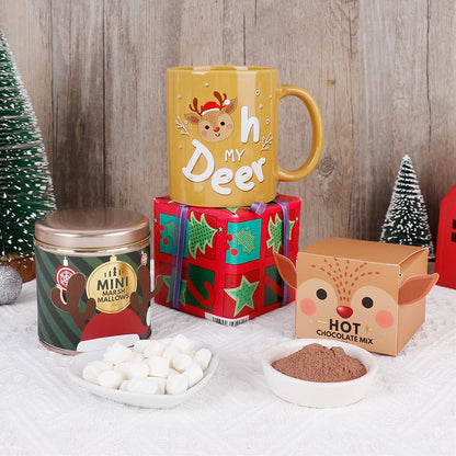 Hot Chocolate Christmas Mug Gift Set - Gifting CY - Cyprus - 
